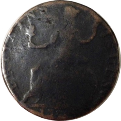 ½ Penny George Rules - Britains Isles reverse