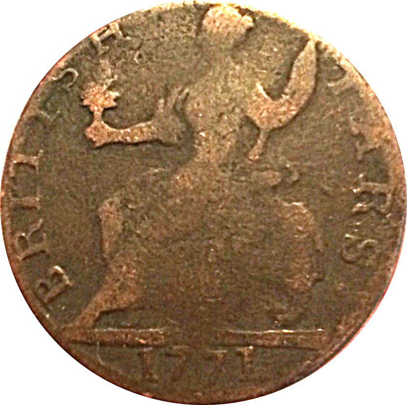 ½ Penny George Rules - British Tars reverse