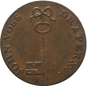 ½ Penny Glamorganshire – Swansea / J. Voss reverse