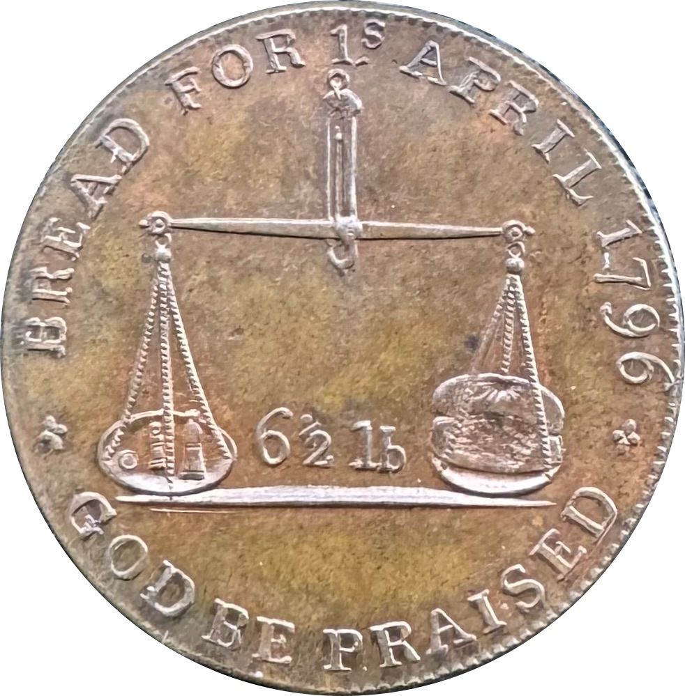 ½ Penny Gloucestershire - Badminton reverse