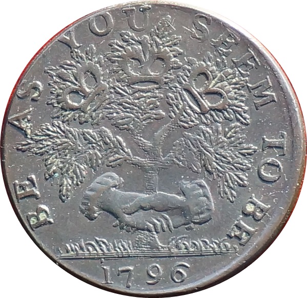 ½ Penny God Save The King - Be As You Seem To Be