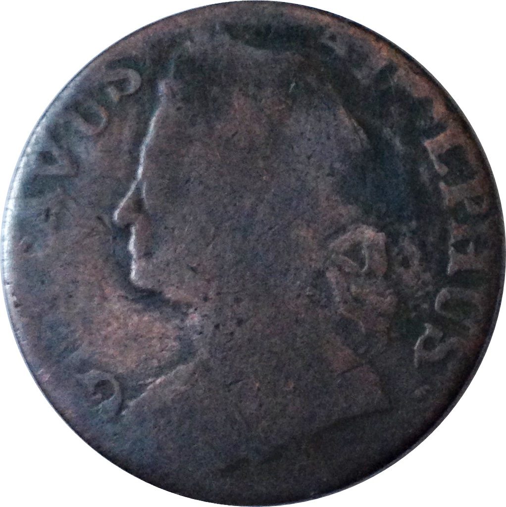 ½ Penny Gustavus Adolphus - Britain Rules obverse