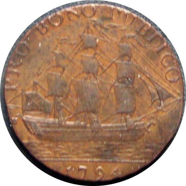 ½ Penny Hampshire - Emsworth / Earl Howe reverse