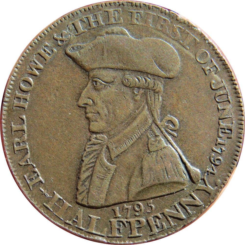 ½ Penny Hampshire - Emsworth / Earl Howe obverse