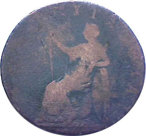 ½ Penny Hampshire - Petersfield / Holland and Andrews reverse