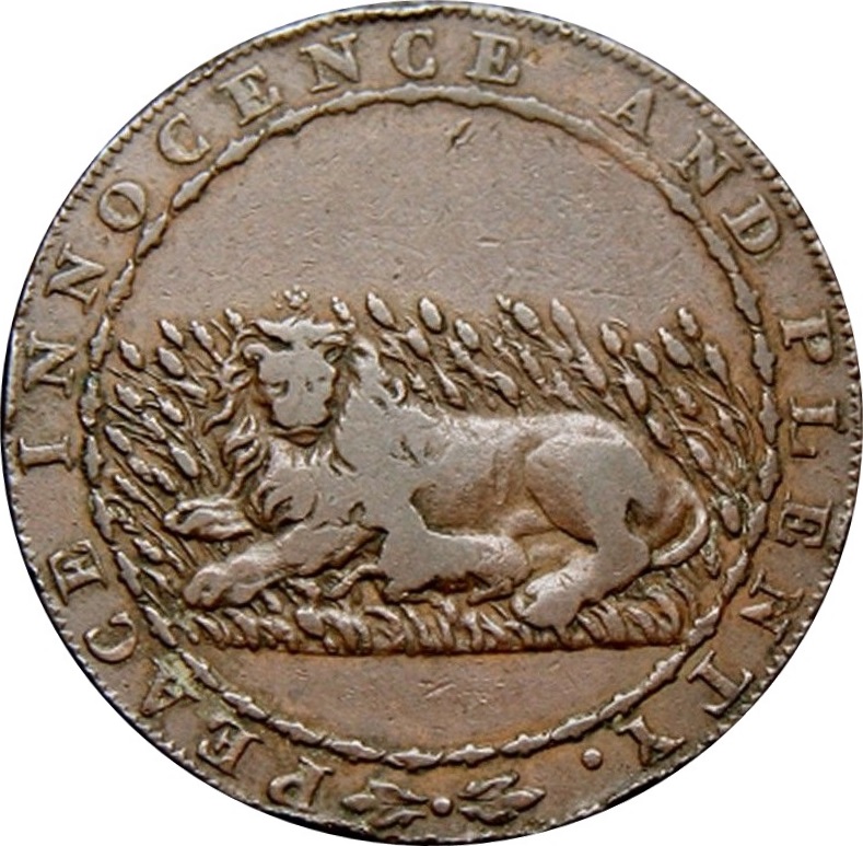 ½ Penny Kent - Appledore / W. Peckham reverse