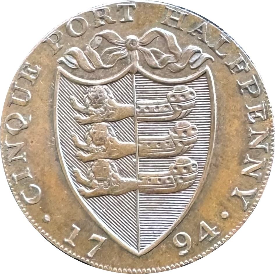 ½ Penny Kent - Feversham / J. Crow reverse