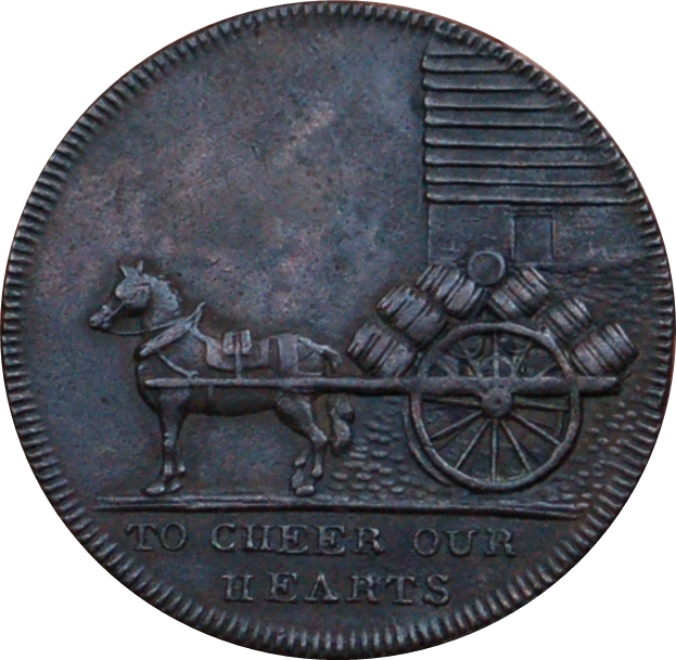 ½ Penny Kent - Tenterden / Brewers reverse