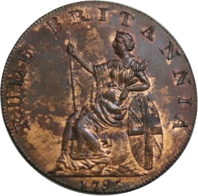 ½ Penny Lanarkshire - Glasgow / A. Molison reverse