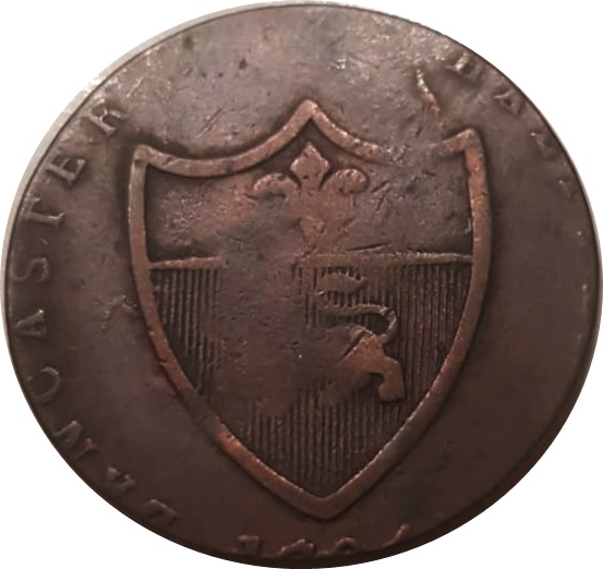 ½ Penny Lancashire - Lancaster / John of Gaunt reverse