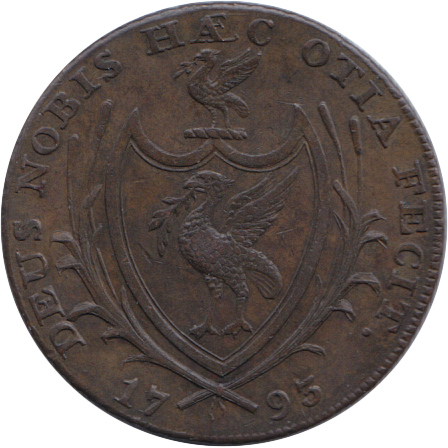 ½ Penny Lancashire - Liverpool / Sailing Ship reverse