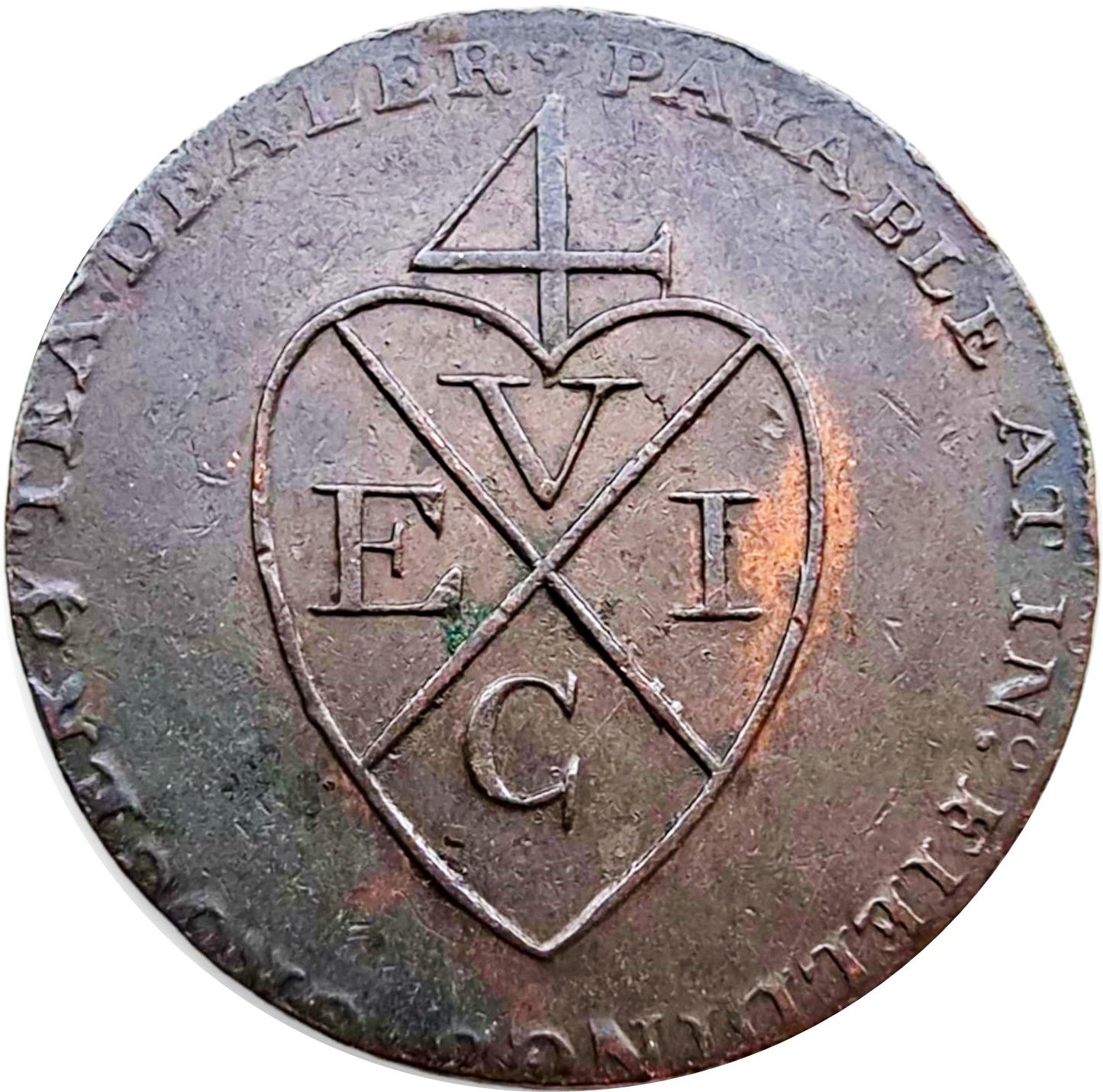 ½ Penny Lancashire - Manchester / I. Fielding reverse