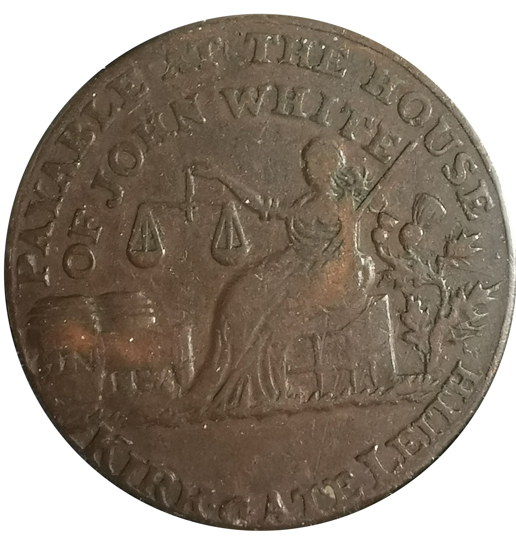 ½ Penny Lothian - Leith reverse