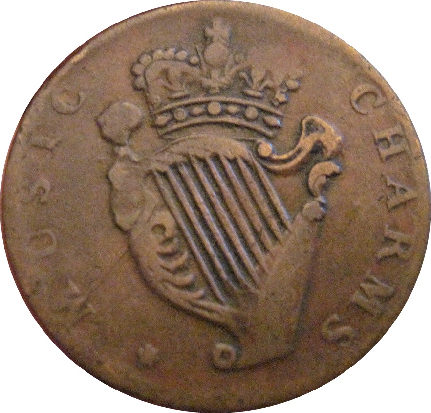 ½ Penny Louis the Sixteenth - Music Charms reverse