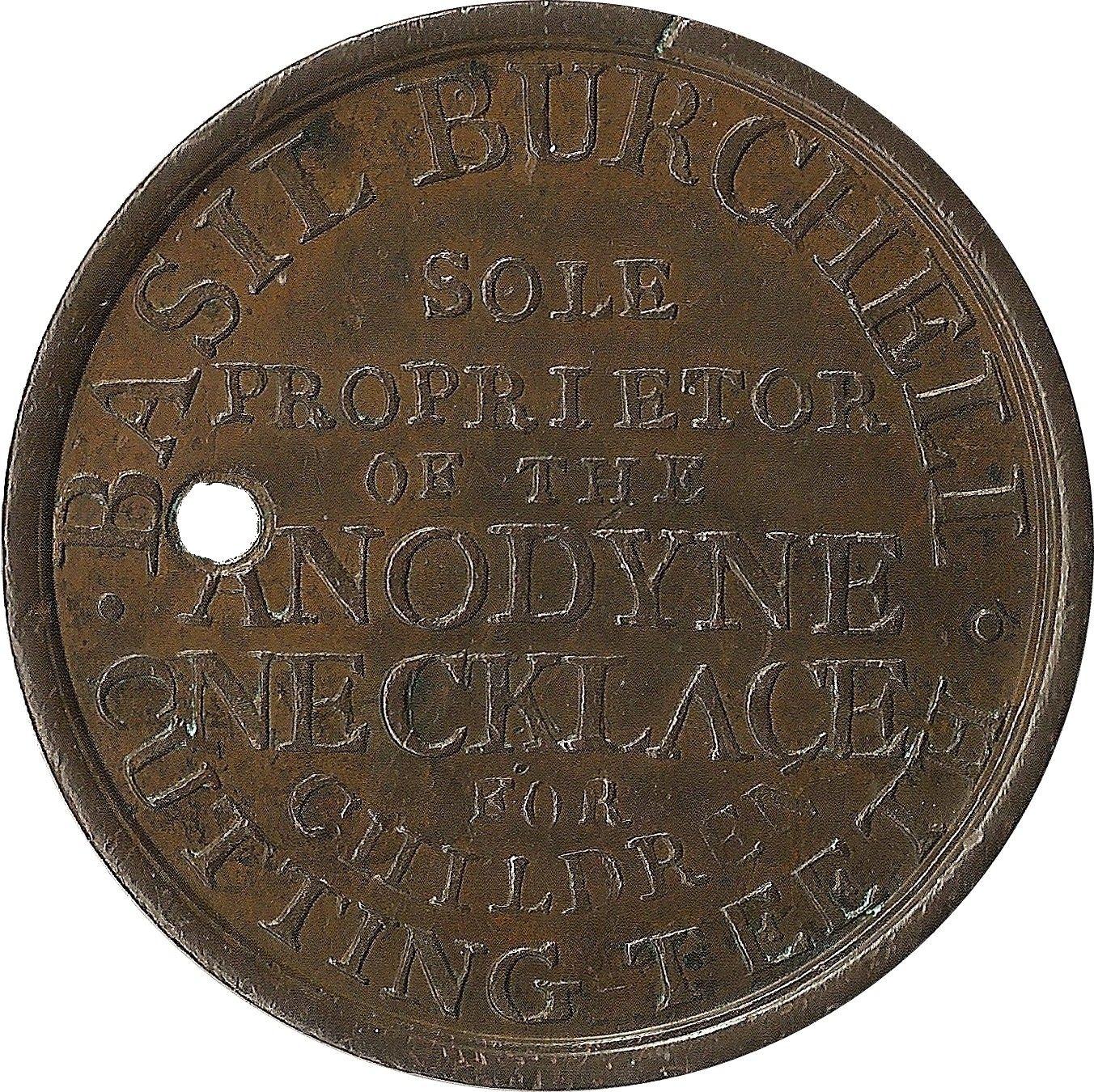 ½ Penny Middlesex - Burchell's / Sugar Plumbs reverse