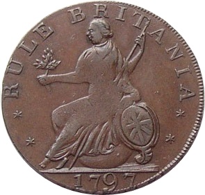 ½ Penny Middlesex - For General Convenience reverse