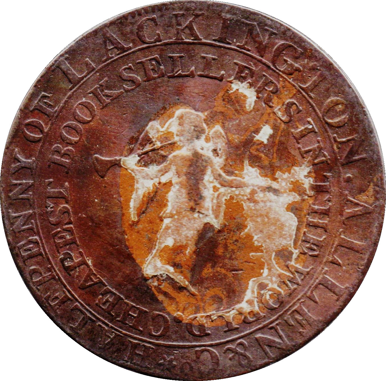 ½ Penny Middlesex - Lackington’s reverse