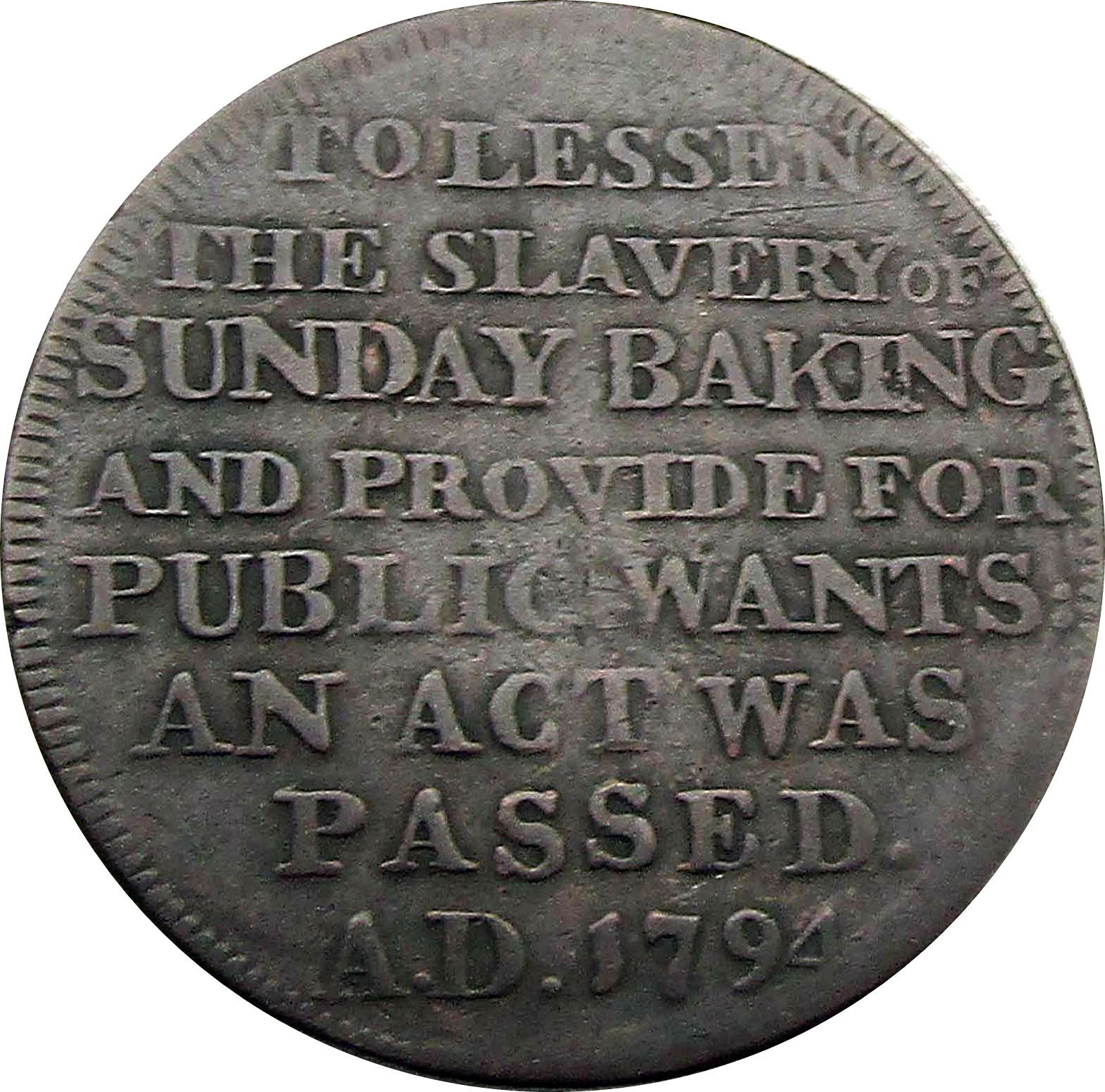 ½ Penny Middlesex - London / Dennis’ reverse