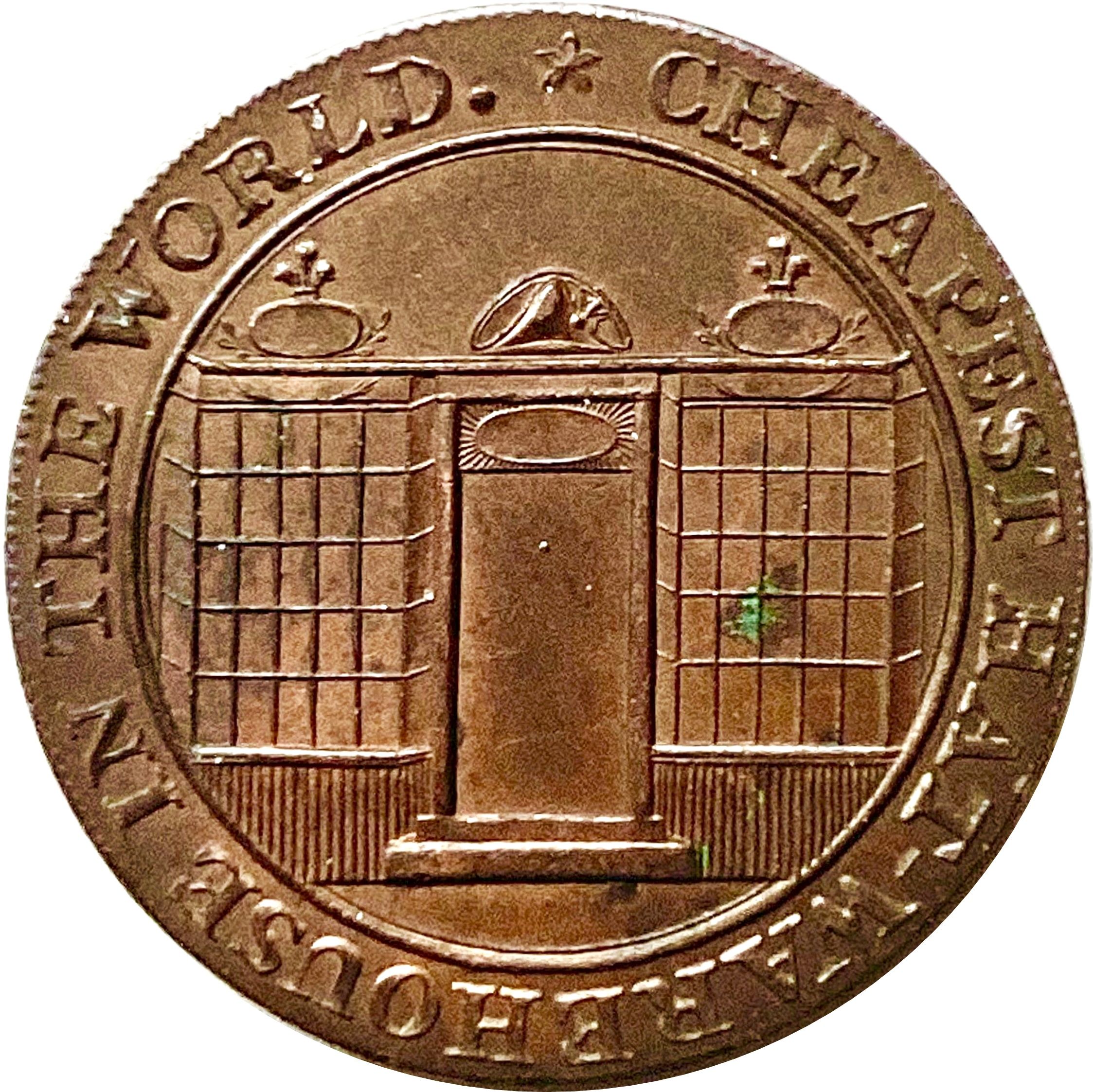 ½ Penny Middlesex - London / Salter's reverse