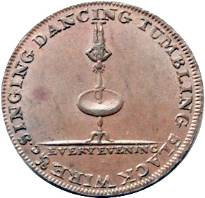 ½ Penny Middlesex - Lyceum reverse