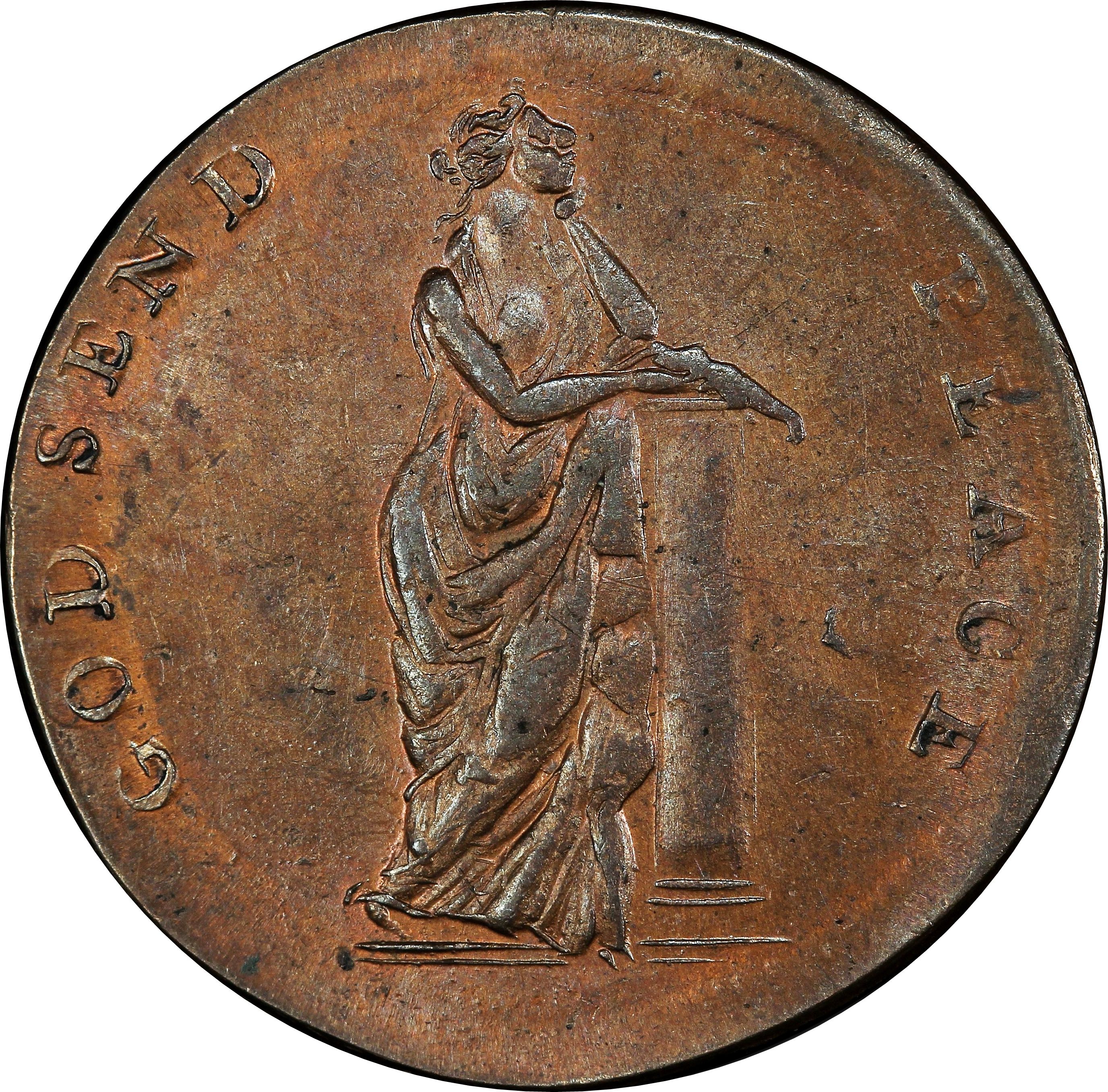 ½ Penny Middlesex – National Series / Duke of York reverse
