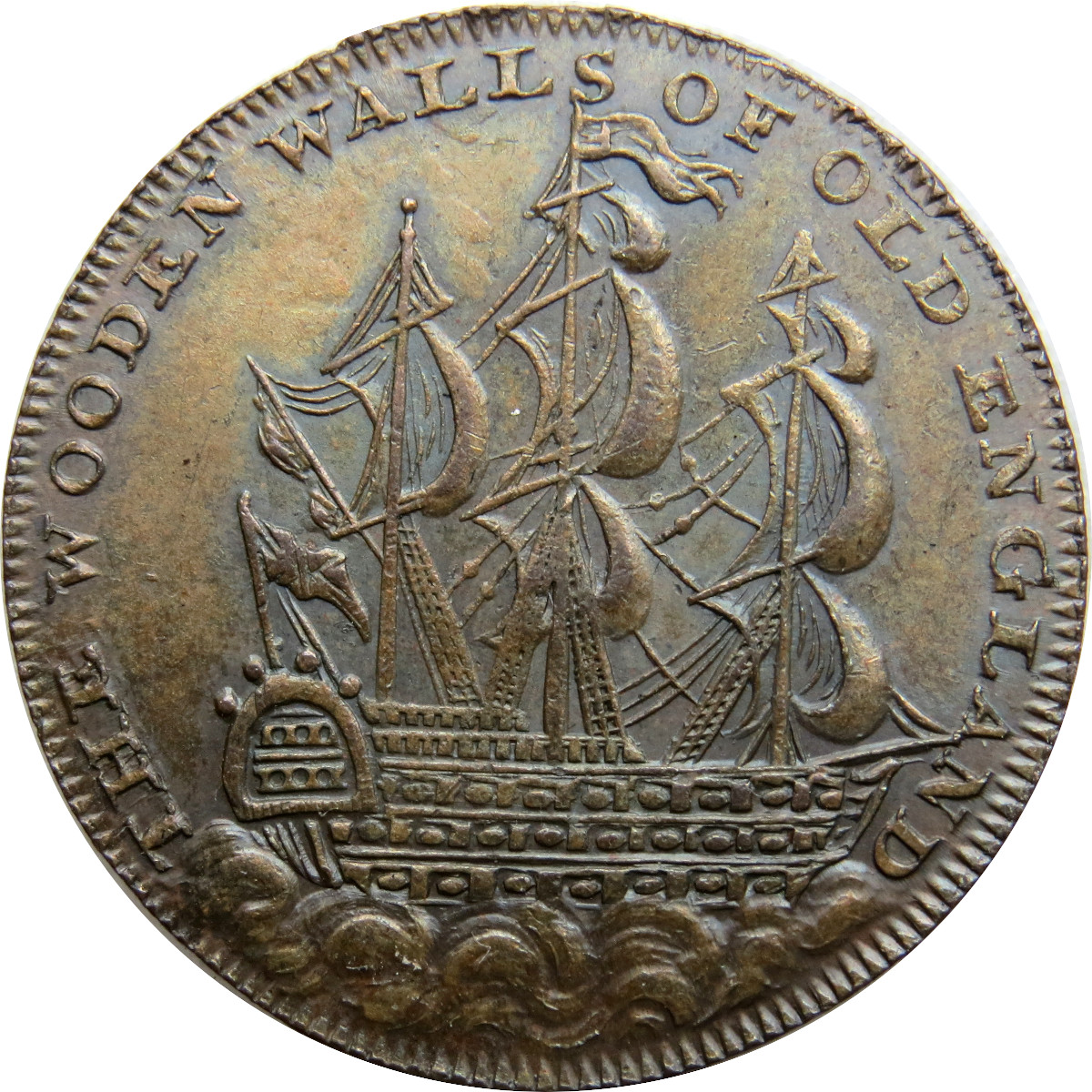 ½ Penny Middlesex - National Series / Duke of York reverse
