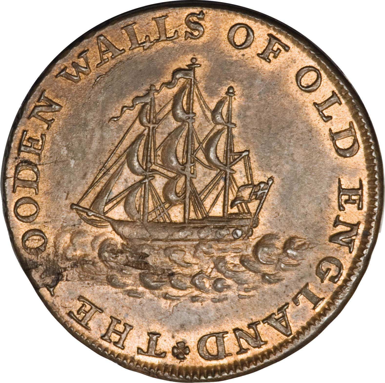 ½ Penny Middlesex - National Series / Duke of York reverse