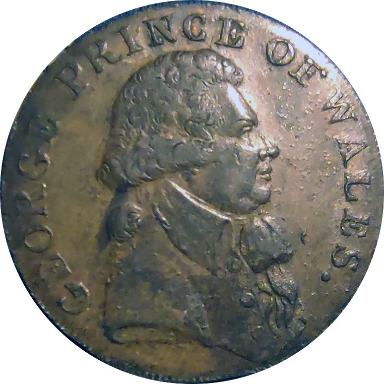 ½ Penny Middlesex - National Series / Prince of Wales obverse