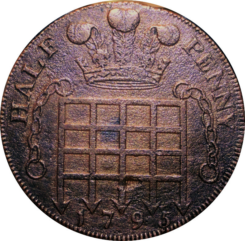 ½ Penny Middlesex - National Series / Princess of Wales reverse