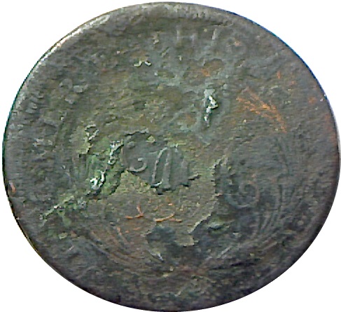 ½ Penny Middlesex - Palmer's Mail Coach obverse