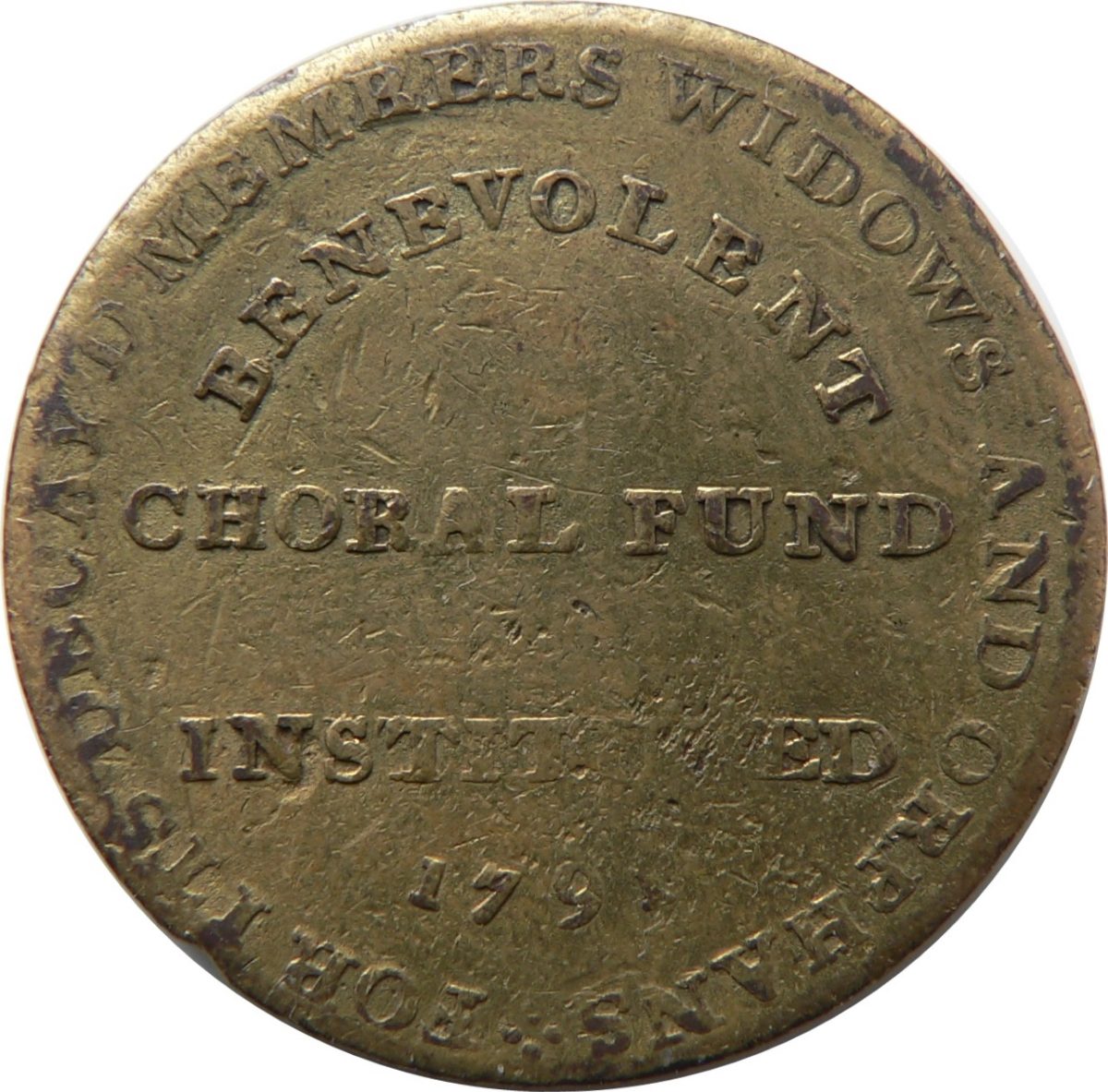 ½ Penny Middlesex - Political and Social series / Handel reverse