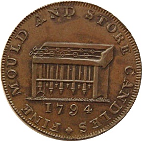 ½ Penny Middlesex - Shackelton’s reverse