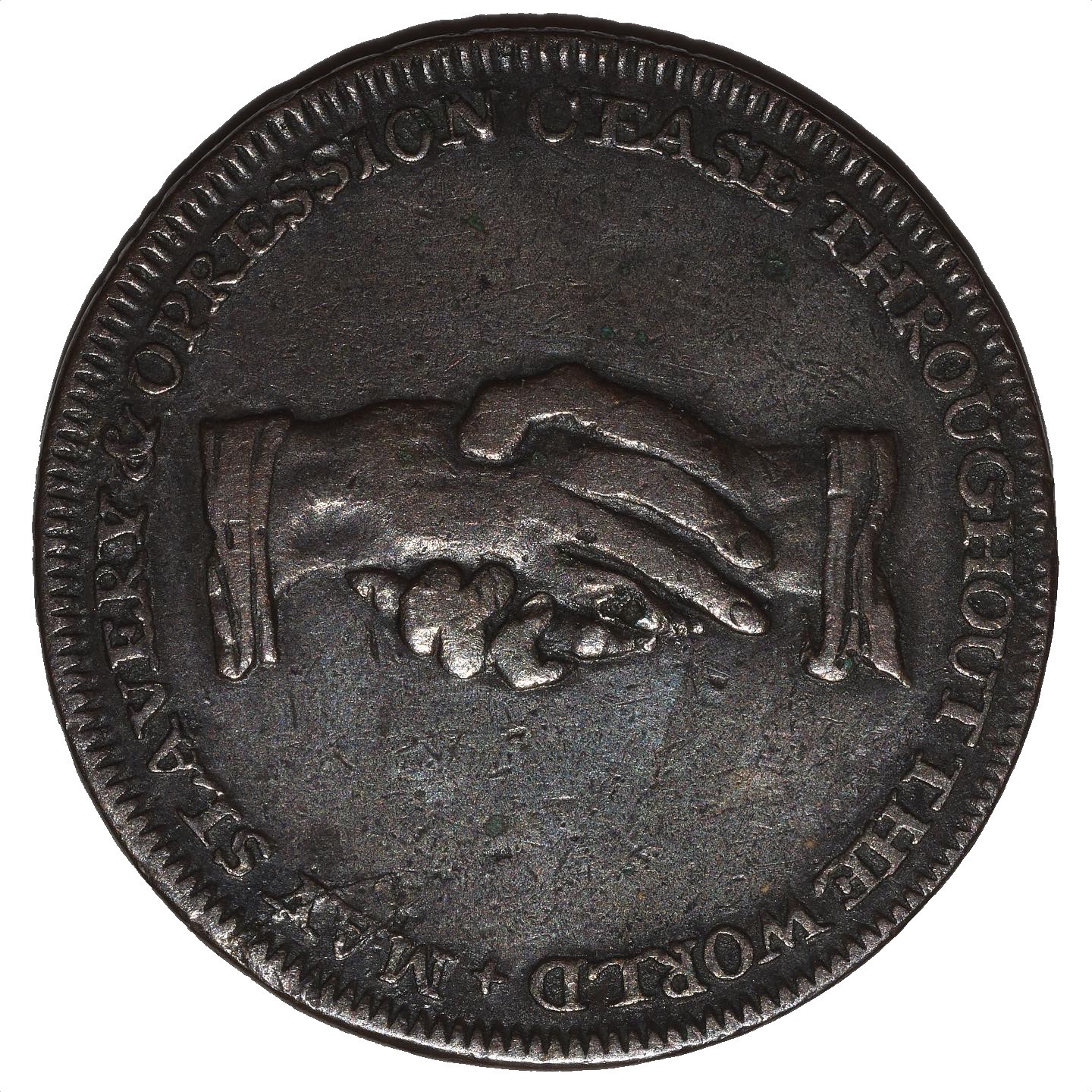 ½ Penny Middlesex - Slave reverse