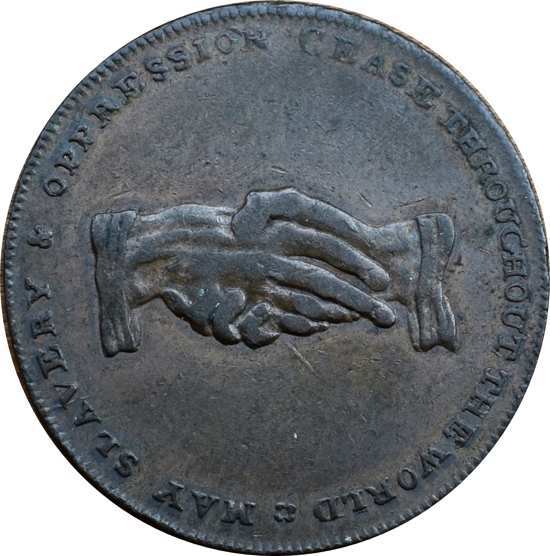 ½ Penny Middlesex - Slave reverse