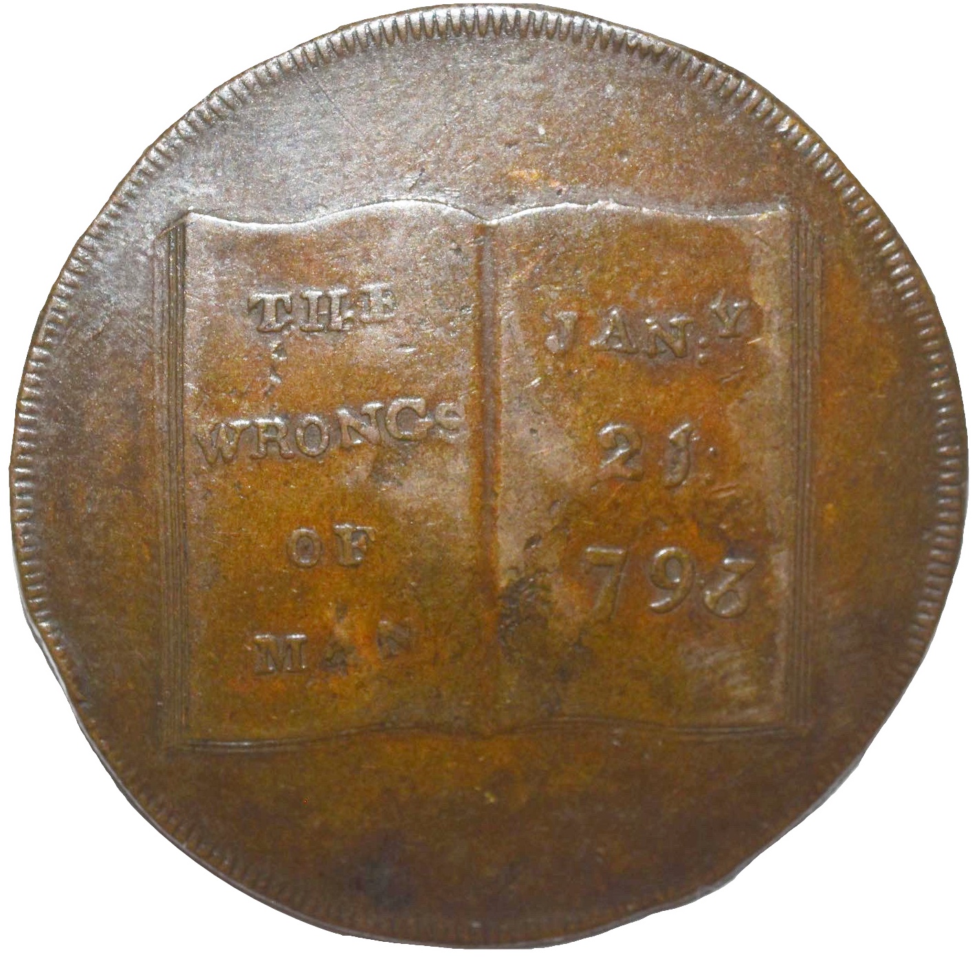 ½ Penny Middlesex - Spence's / End of Pain reverse