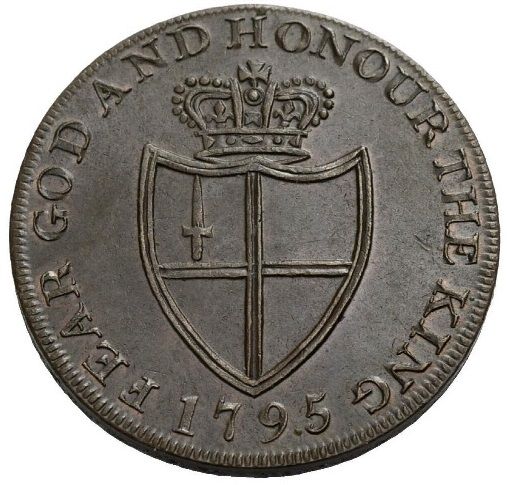 ½ Penny Middlesex - William Williams reverse