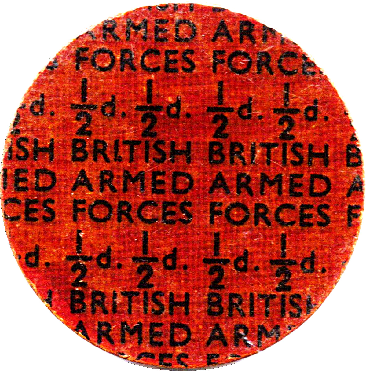 ½ Penny - NAAFI obverse