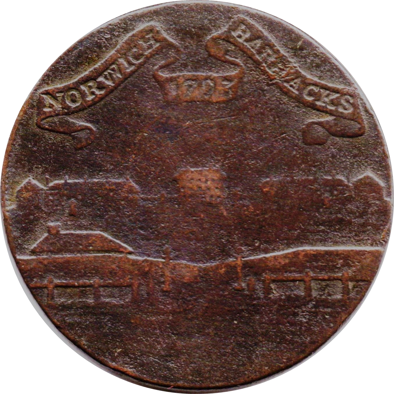 ½ Penny Norfolk – Norwich reverse