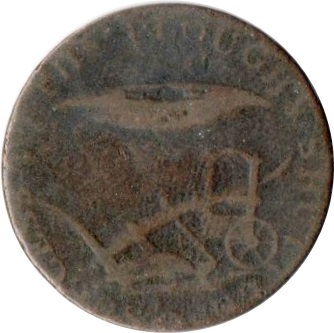½ Penny Norfolk - Norwich / Bullen and Martins reverse
