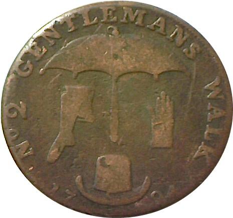 ½ Penny Norfolk - Norwich / J. Clarke reverse