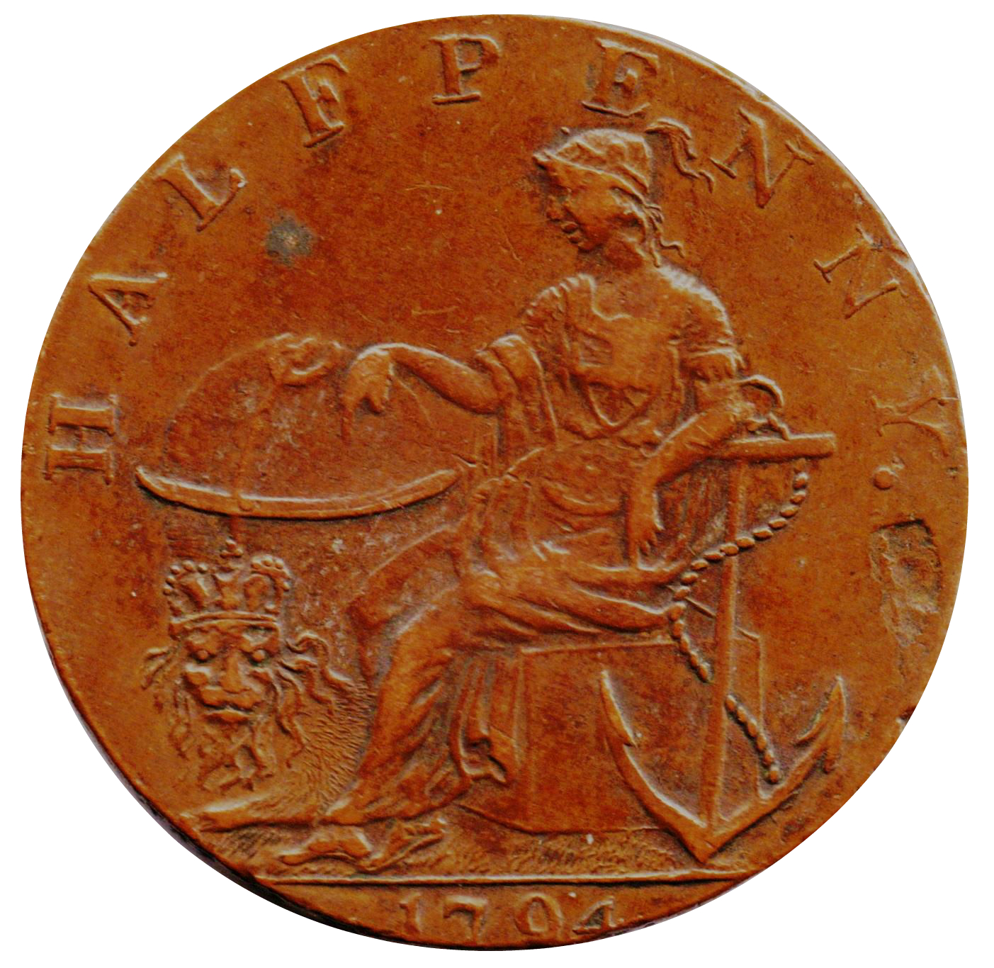 ½ Penny Norfolk – Norwich / R. Campin reverse