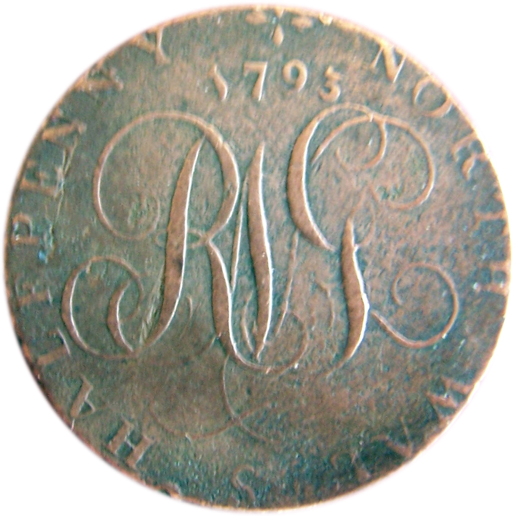 ½ Penny North Wales - Druid reverse