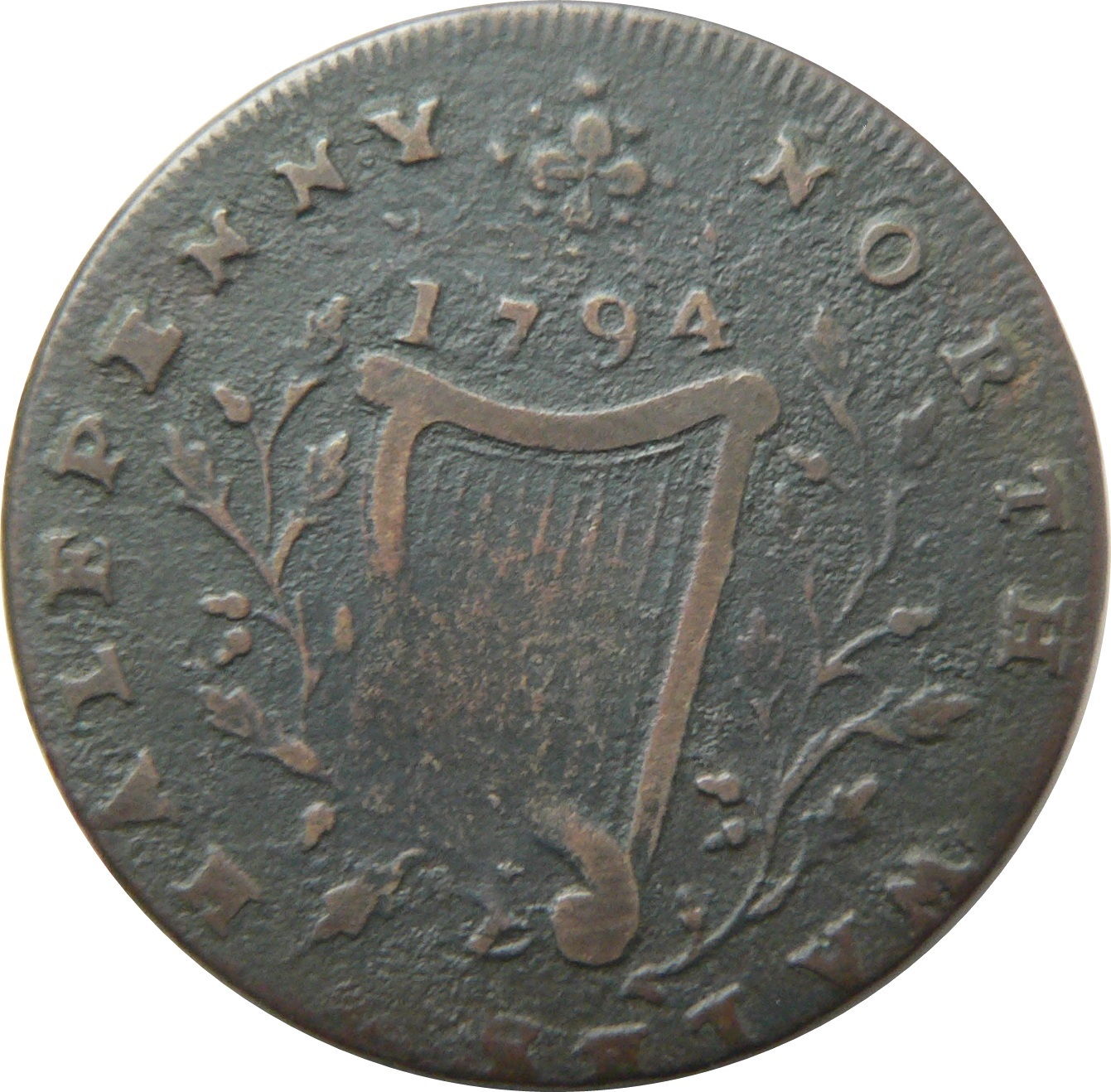 ½ Penny North Wales - Pro Bono Publico reverse