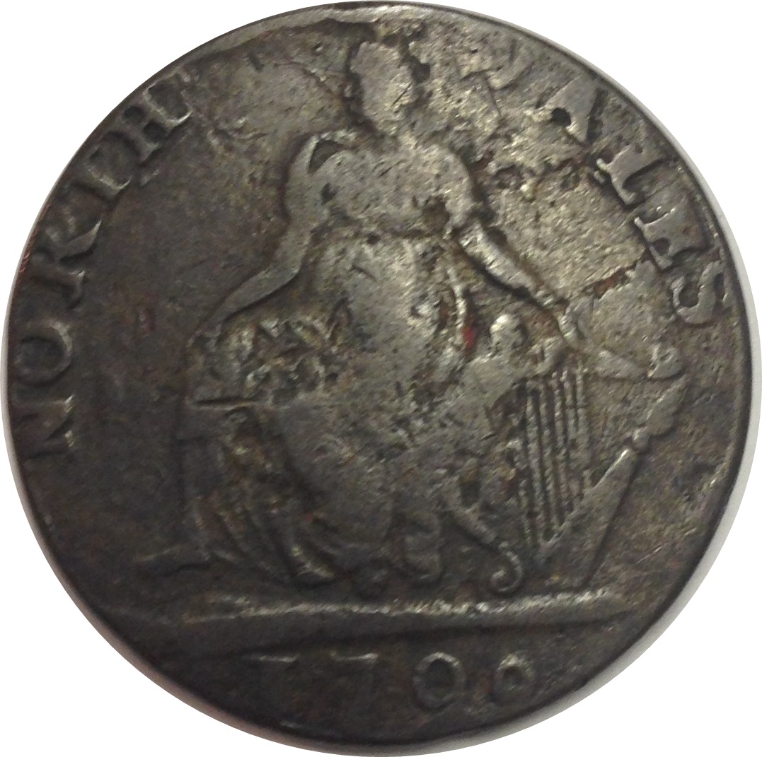 ½ Penny Payable At W. Williams - North Wales reverse