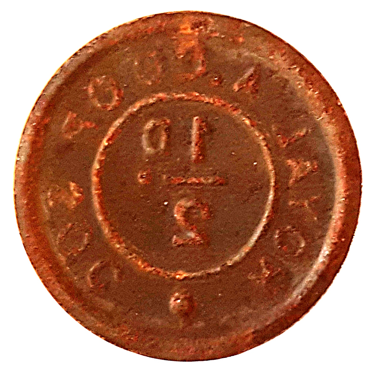 ½ Penny - Royal Arsenal Cooperative Soc Limited reverse