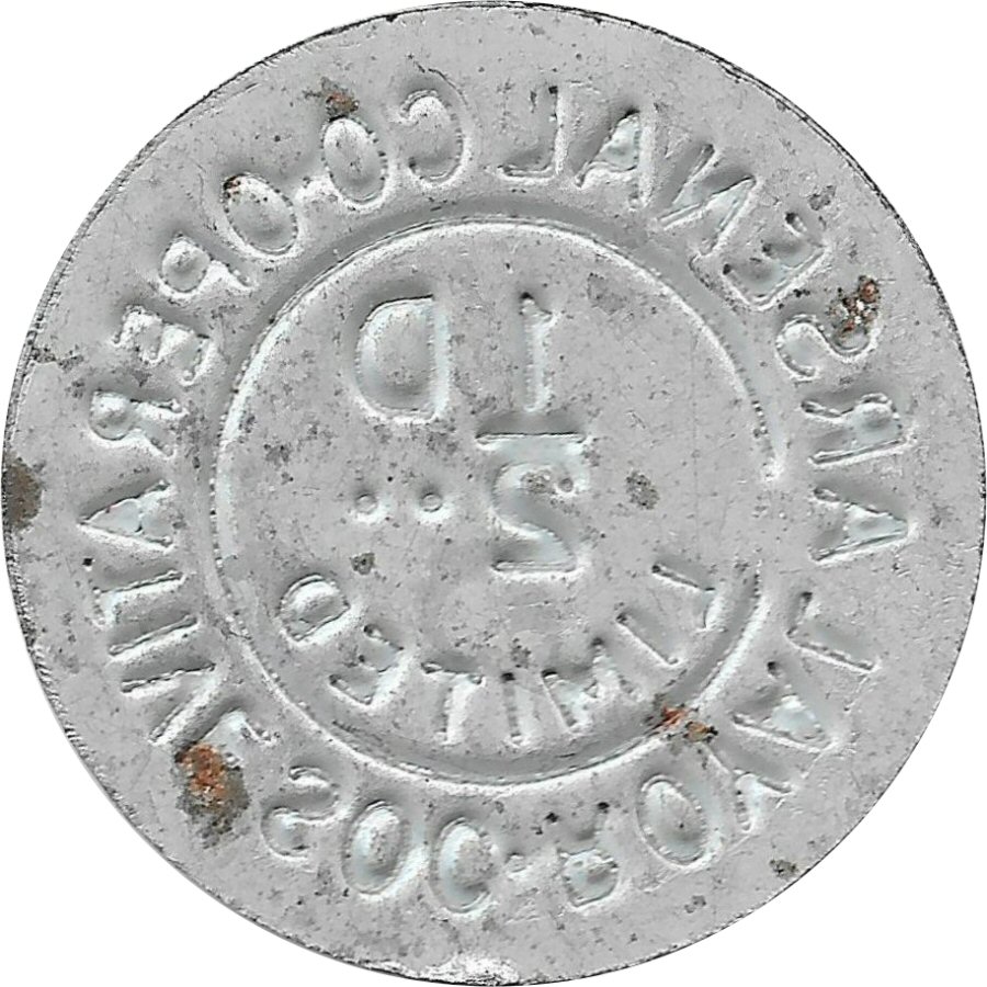 ½ Penny - Royal Arsenal CSL Kent reverse