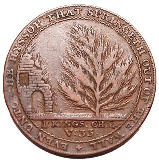 ½ Penny Somerset - Bath / J. Jelly reverse