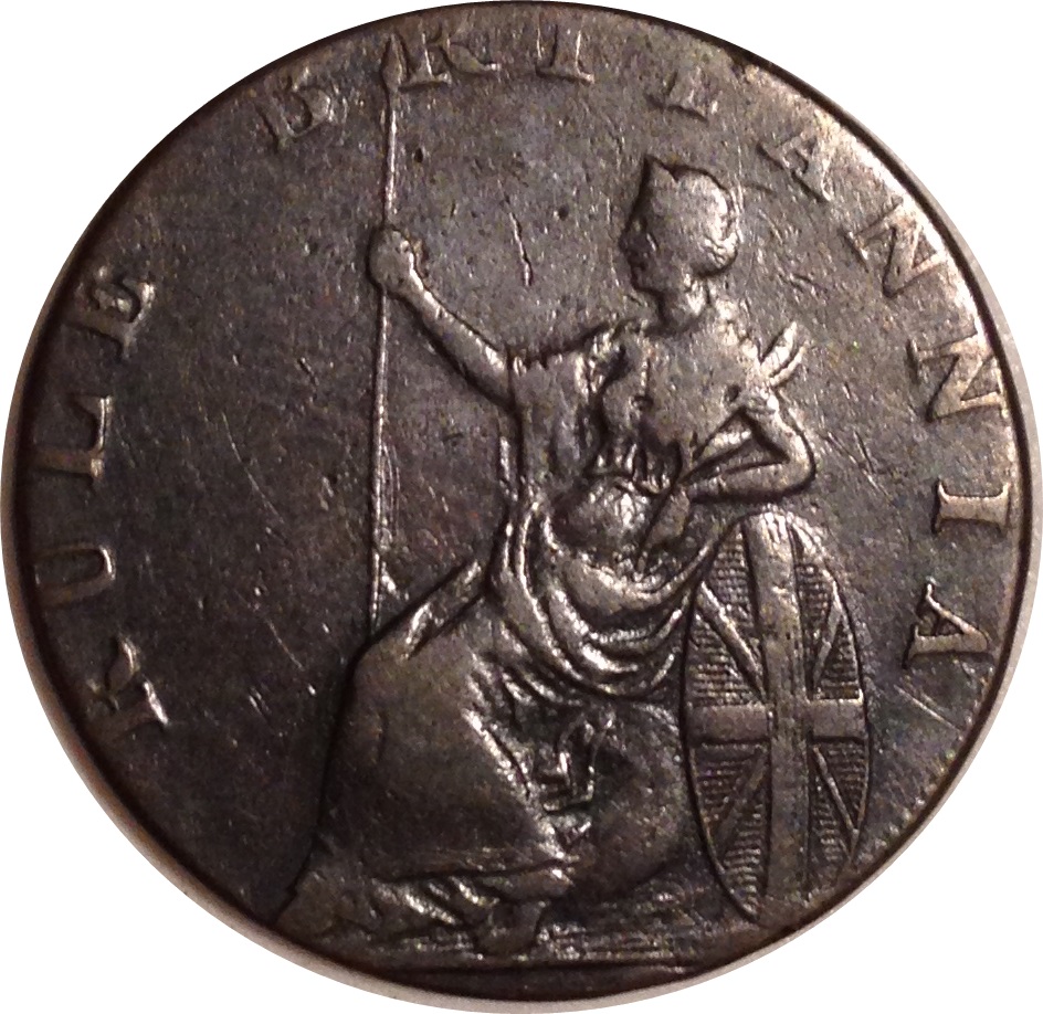 ½ Penny Somerset - Bath / John Howard reverse