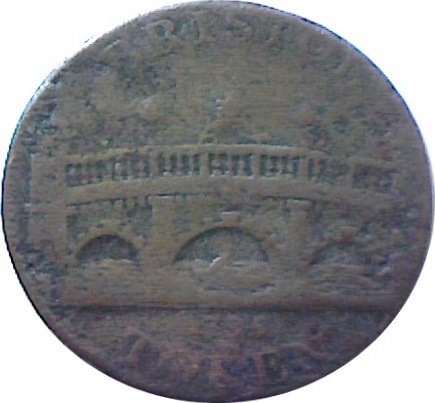 ½ Penny Somerset - Bristol / Niblock reverse