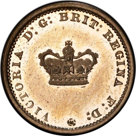 ½ Penny - Victoria Copper-nickel Pattern obverse